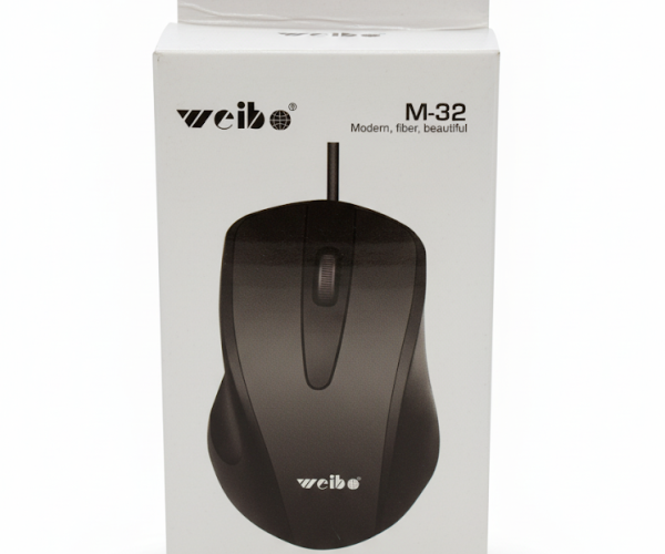 Rato Weibo com fio (Preto)