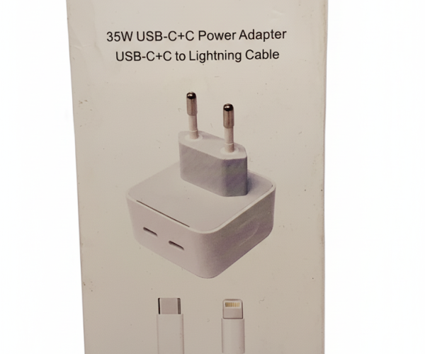 Carregador de iPhone 35W Dupla Saída C