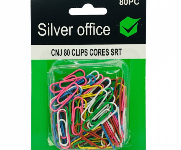 Clips Coloridos 80 Pcs